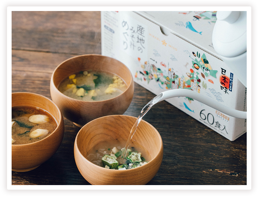 産地のみそ汁めぐり 60食 イメージ01