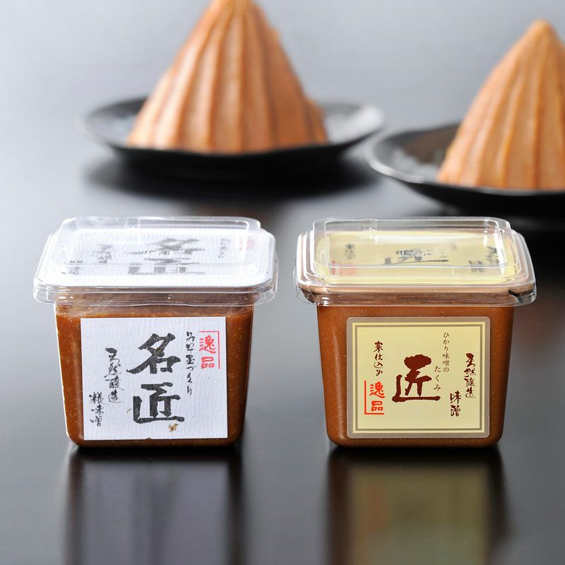 ひかり味噌 天然醸造味噌 名匠500g＆匠500g | ひかり味噌󠄀公式通販