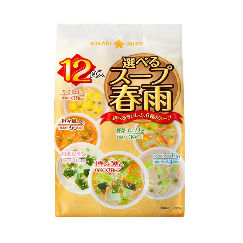 ひかり味噌 選べるスープ春雨 12食 (×8袋) | ひかり味噌󠄀公式通販