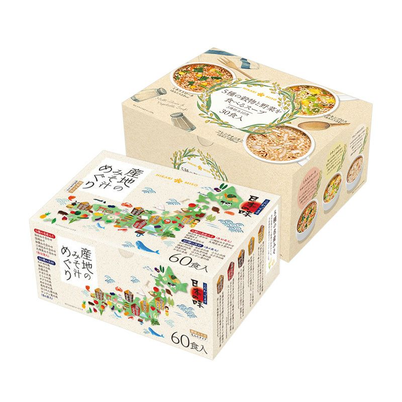 ひかり味噌 みそ汁＆スープ 90食セット | ひかり味噌󠄀公式通販