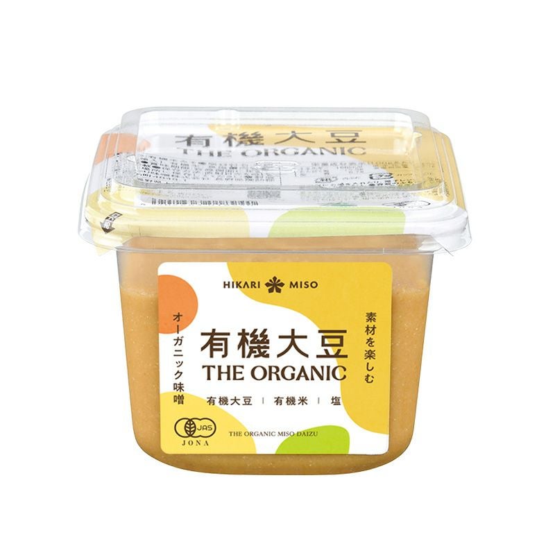 ひかり ひかり味噌 THE ORGANIC 有機大豆 400g （×1個） | ひかり味噌󠄀公式通販
