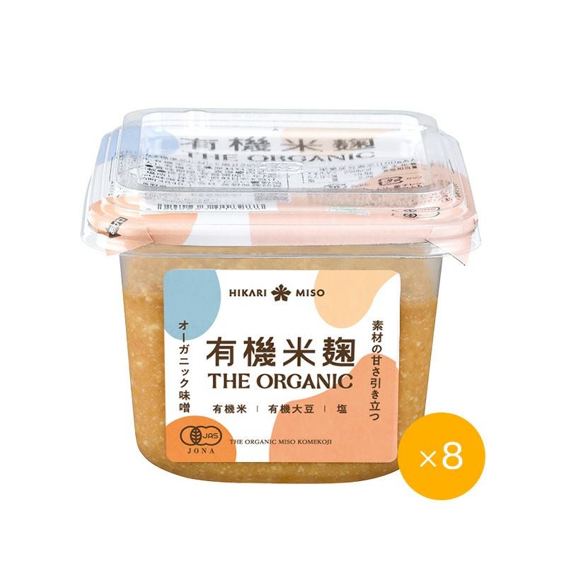 ひかり味噌 THE ORGANIC 有機大豆 400g （×8個） | ひかり味噌󠄀公式通販